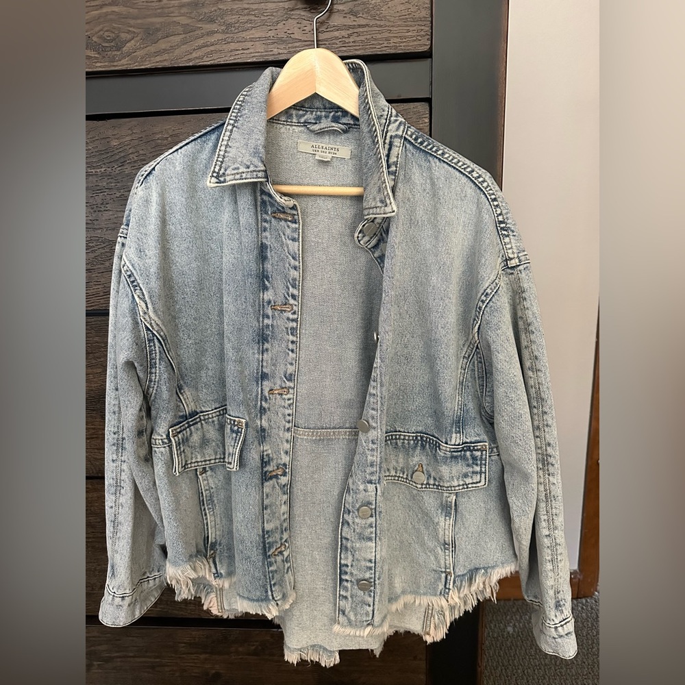 All Saints Hettie Demin Jacket